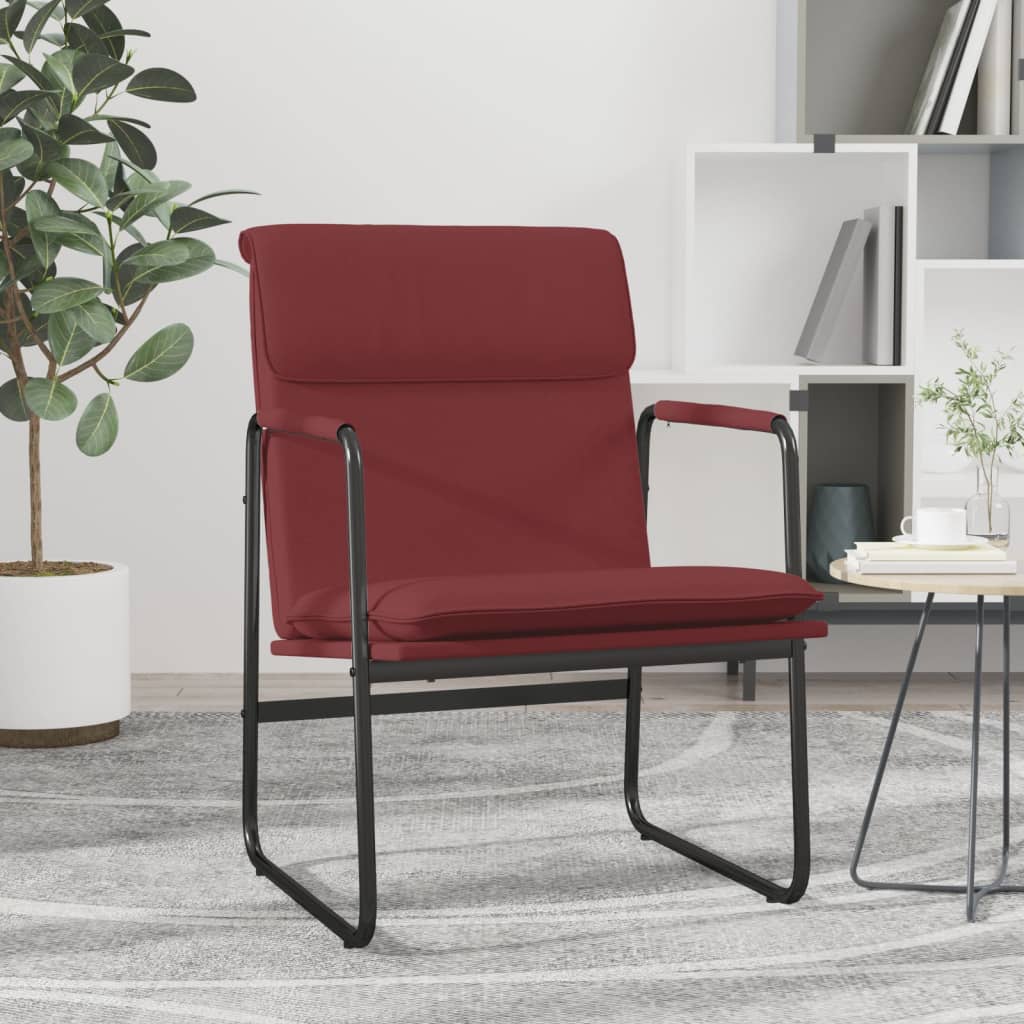 Loungesessel Grau 55x64x80 cm Kunstleder