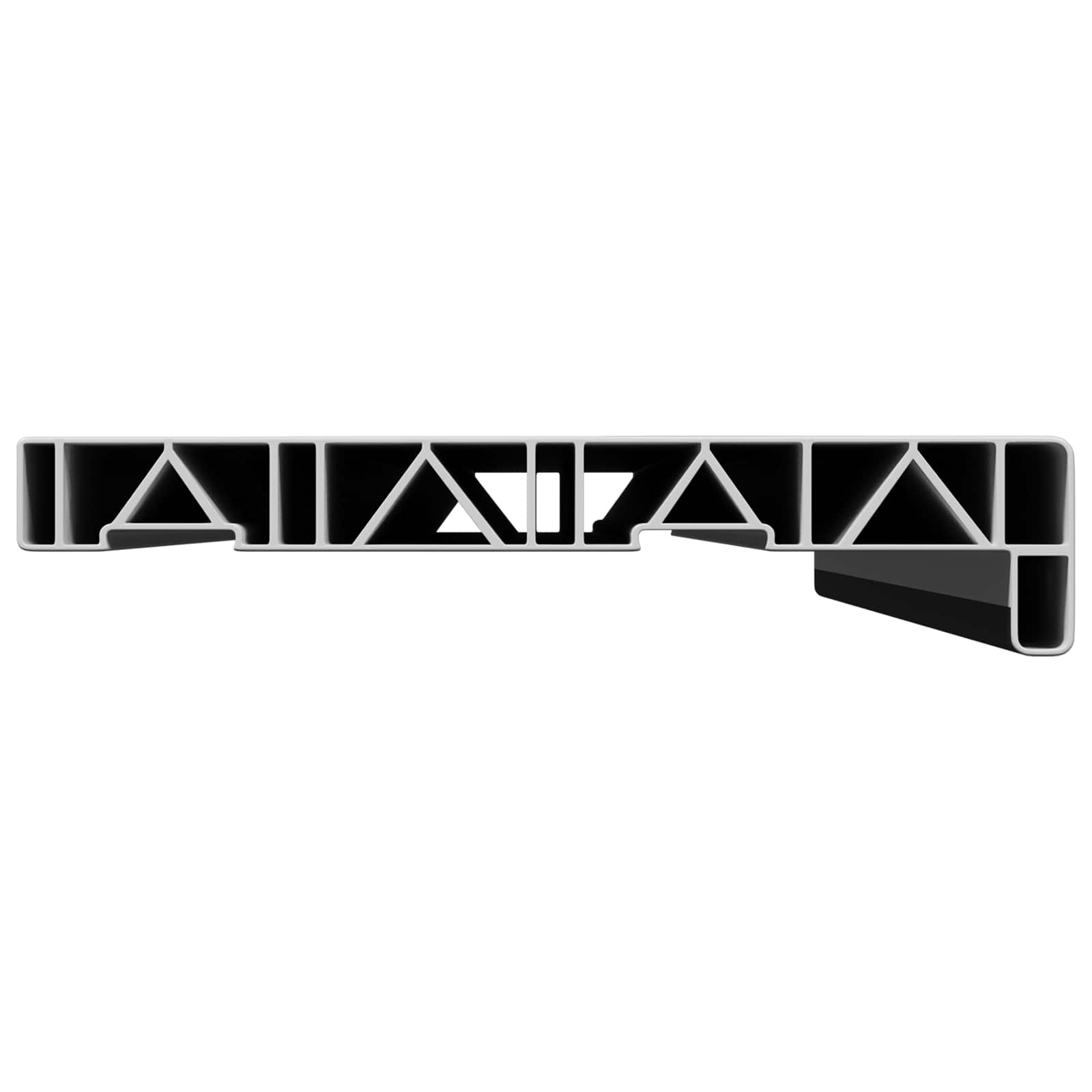 Fensterbank Weiß 60 x 10 x 4,5 cm PVC