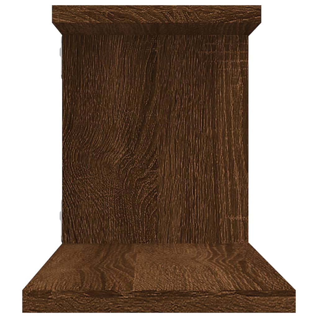 TV-Wandregal Weiß 125x18x23 cm Holzwerkstoff