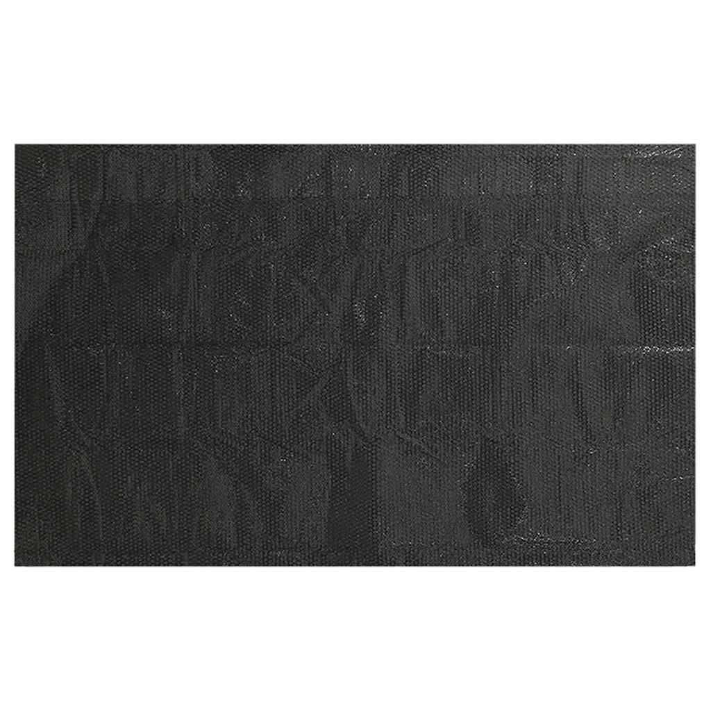 Solar Poolabdeckung 1000 x 500 cm 110 μm Quadratisch PE Schwarz