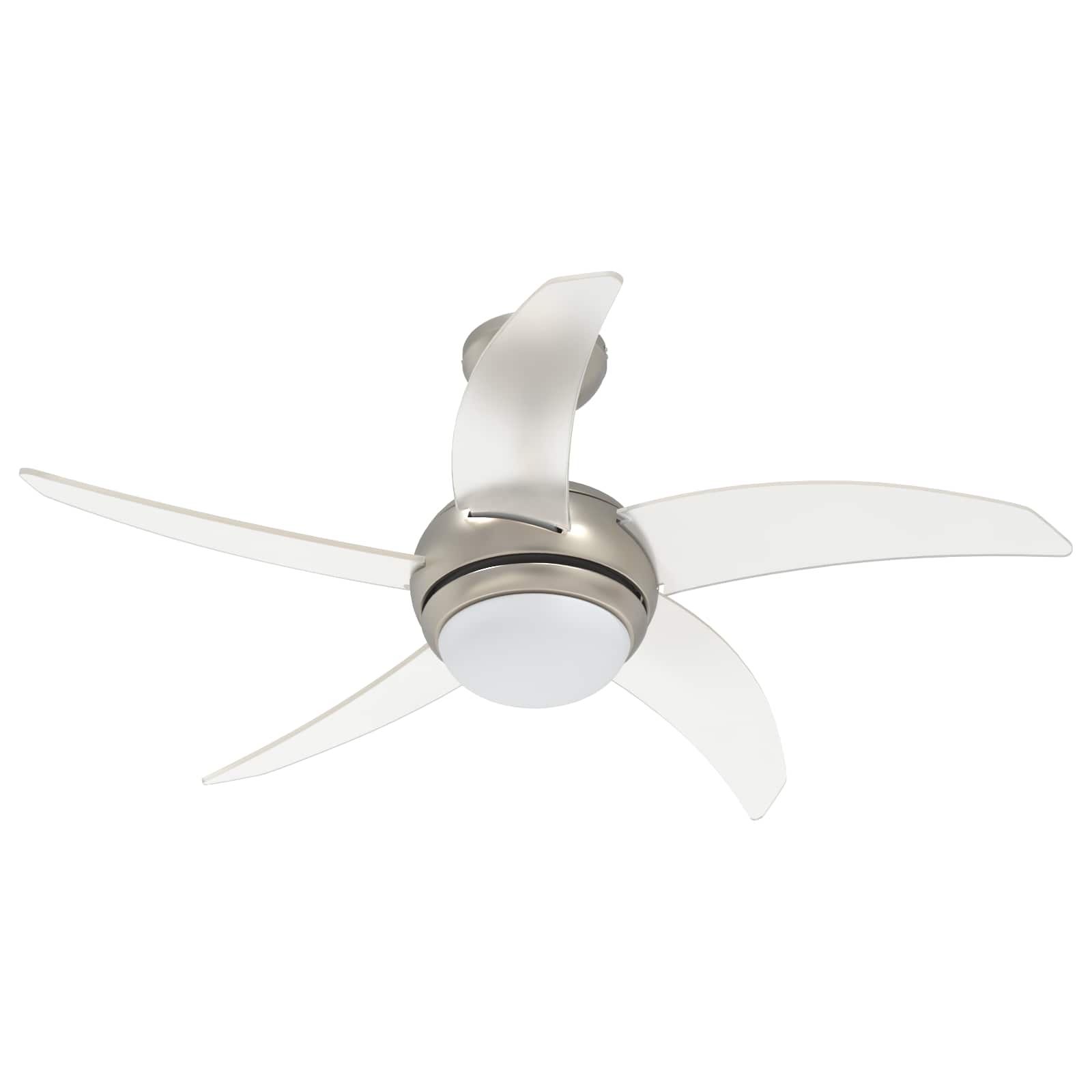 Deckenventilator mit Licht und Fernbedienung Ø 130 cm Weiß