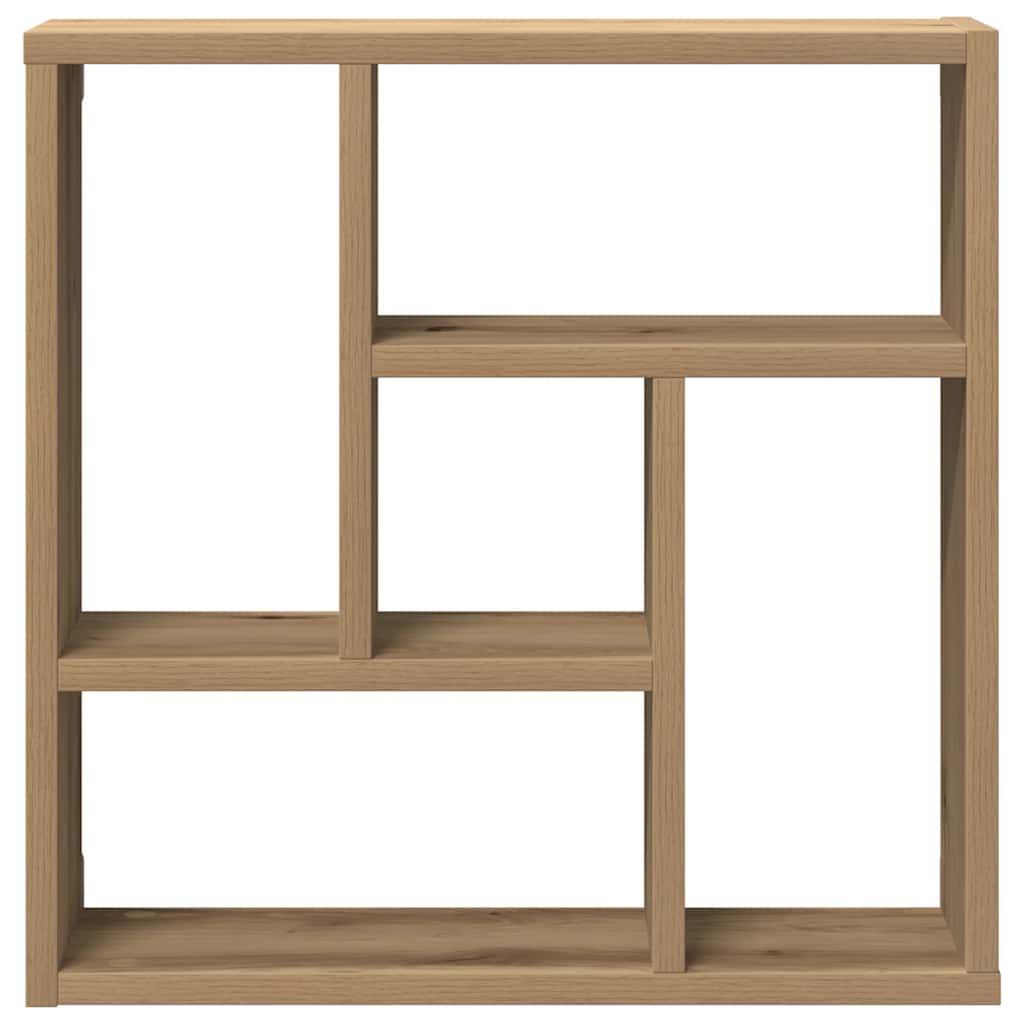 Wandregal Weiß 45,1x16x45,1 cm Holzwerkstoff