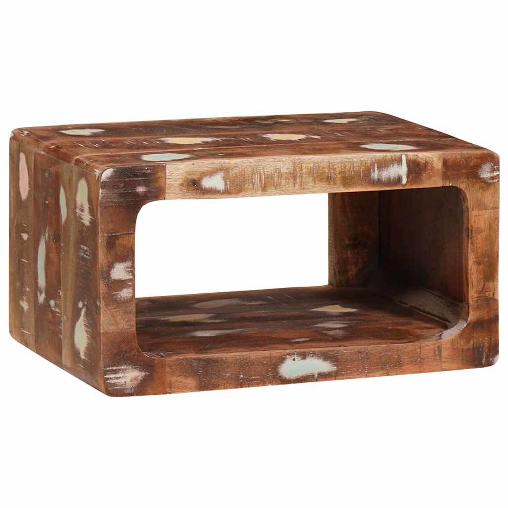 Nachttisch Braun 45 x 30 x 24 cm Massives upgecyceltes Holz