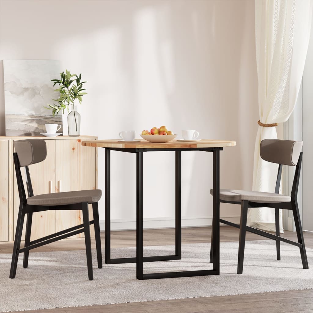 Tischplatte Rund Ø40x2 cm Massivholz Akazie