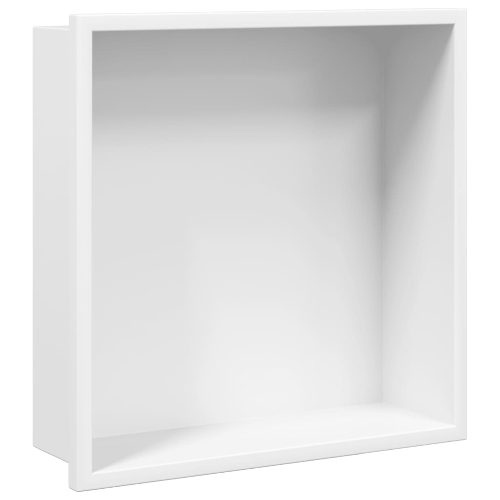 Duschnische Gebürstet Silbern 32x32x9 cm Edelstahl
