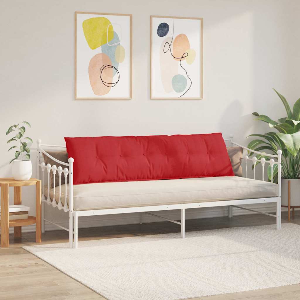 Rückenkissen Hellgrau 50 x 19 x 45 cm Stoff