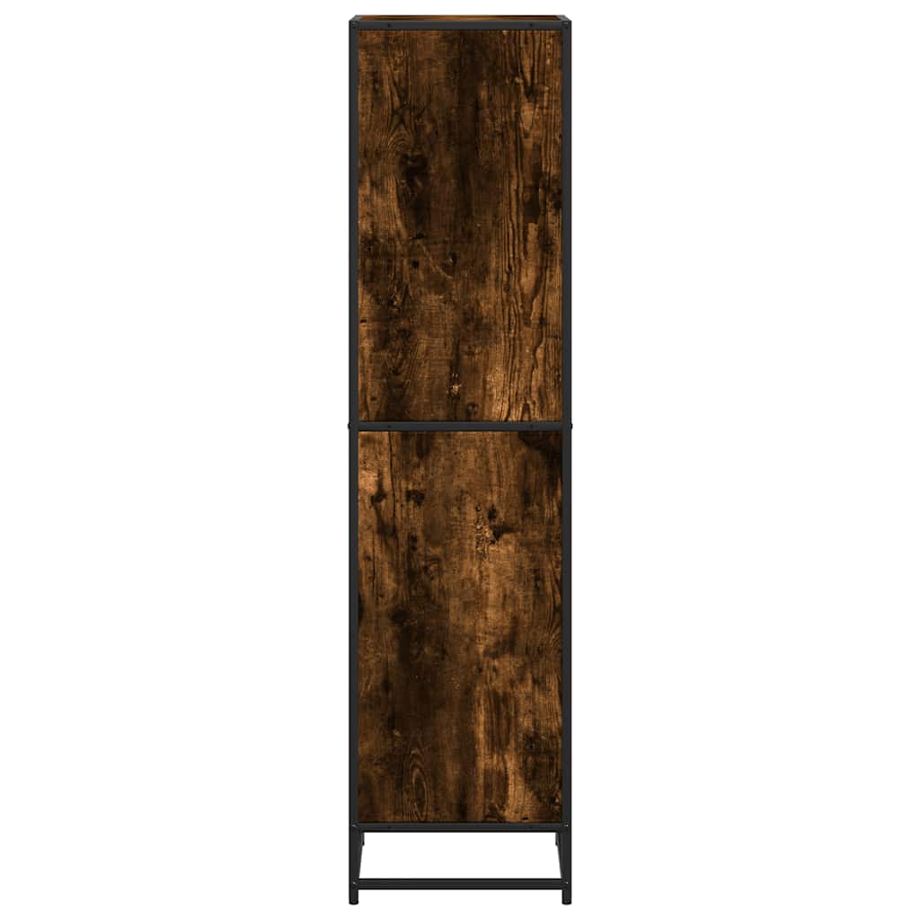 Bücherregal Schwarz 60x35x139 cm Holzwerkstoff
