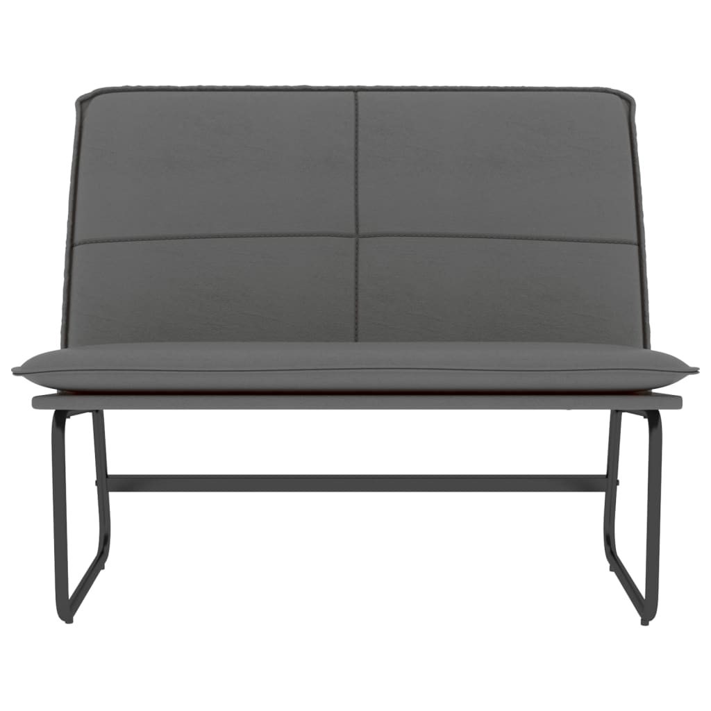Sitzbank Creme 100x75x76 cm Kunstleder