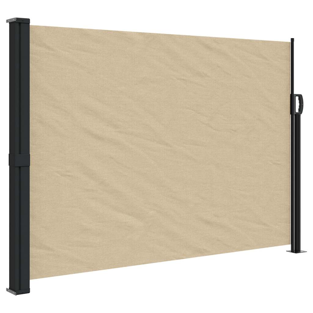 Seitenmarkise Ausziehbar Schwarz 100x300 cm