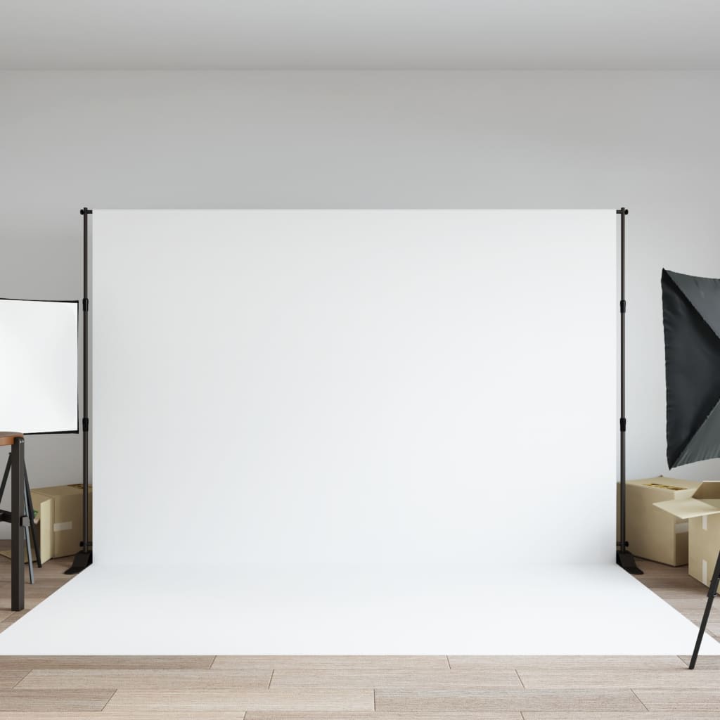 Hintergrundstativ Schwarz 254x243 cm Stahl