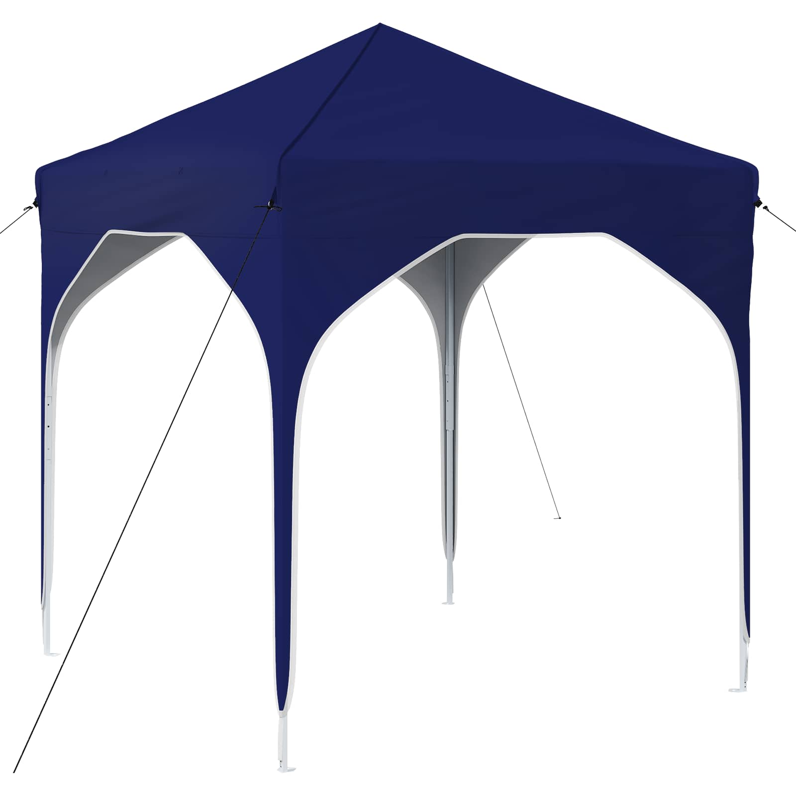 Pop-up Partyzelt 194 x 194 x 245 cm Creme