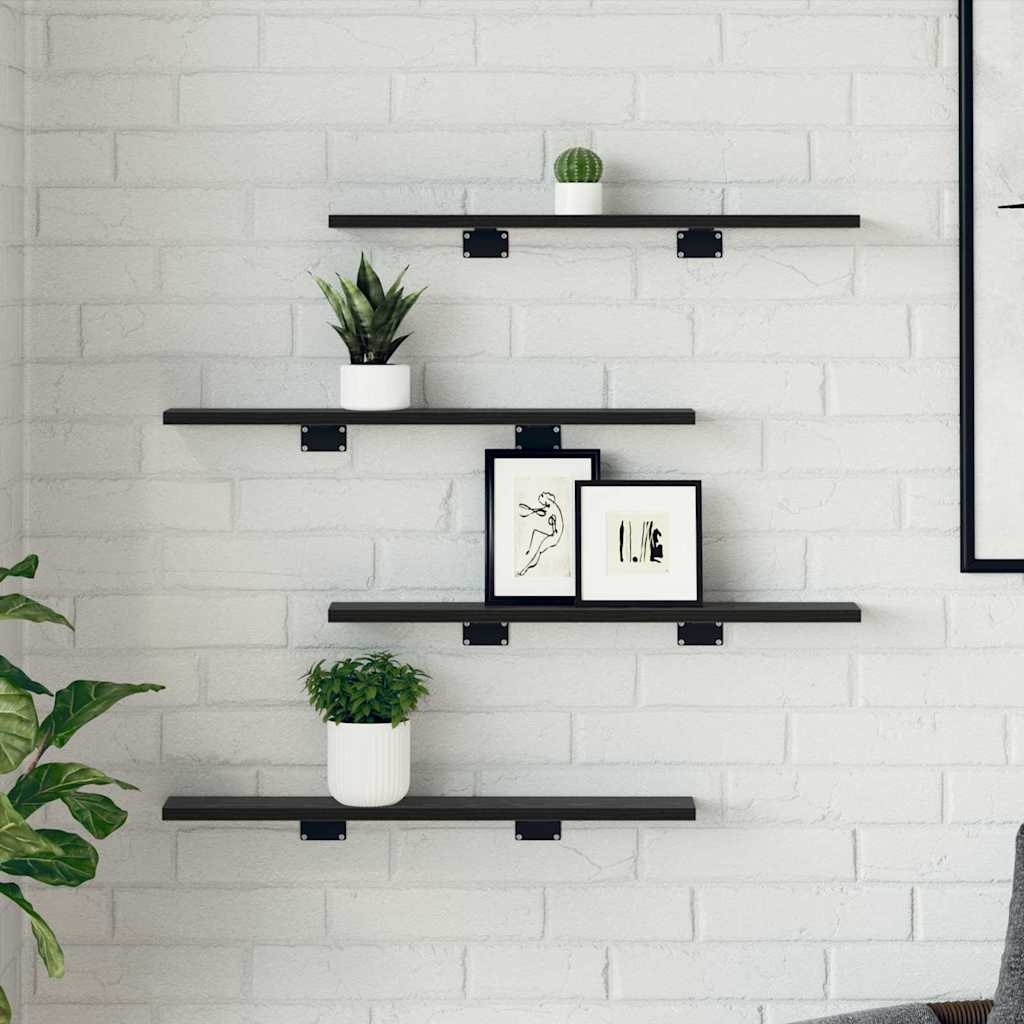 Bücherregal-Bretter 4 Stk. Weiß 40x10x1,5 cm Holzwerkstoff