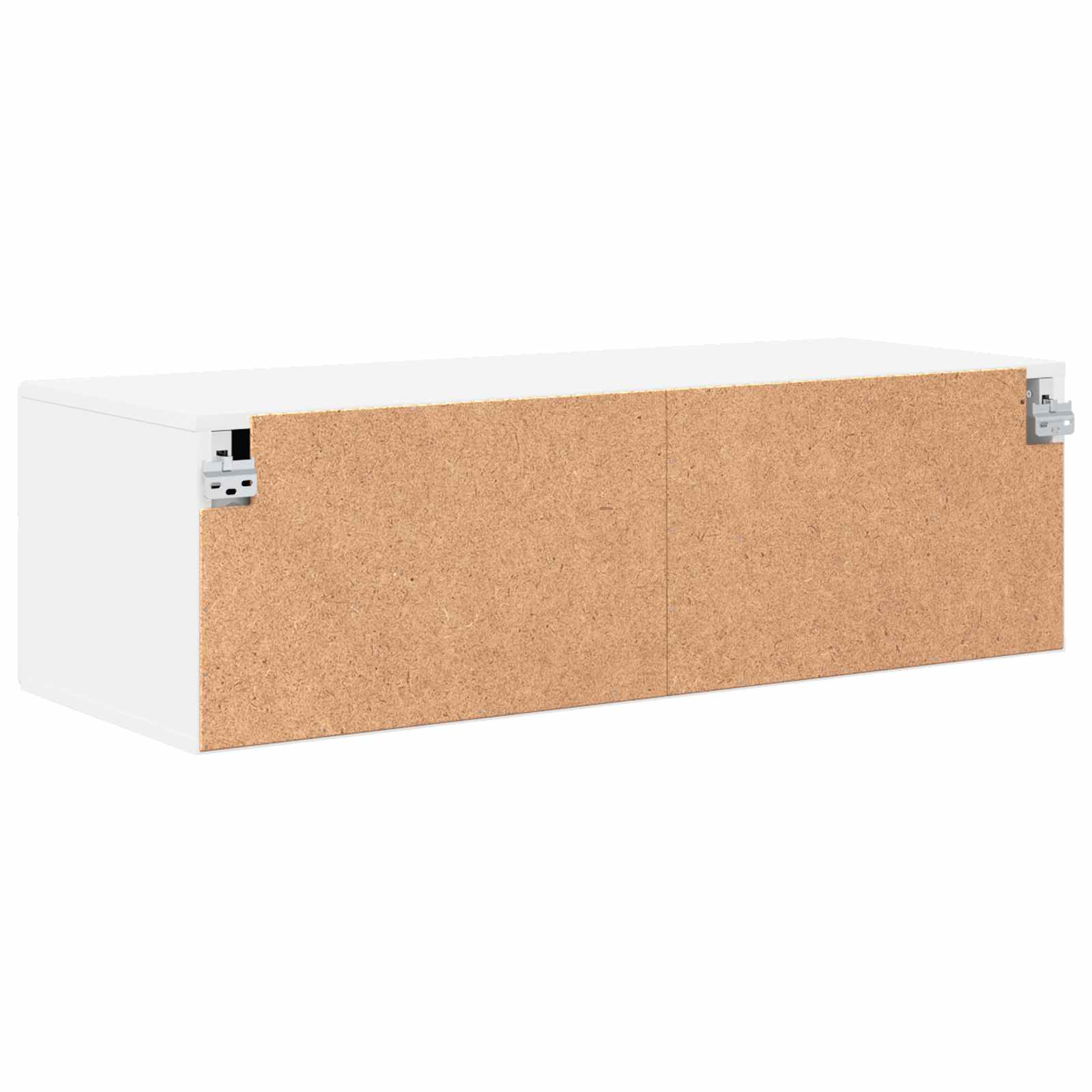 Highboard mit Regal FLORIN Weiß 60 x 35 x 182 cm Holzwerkstoff