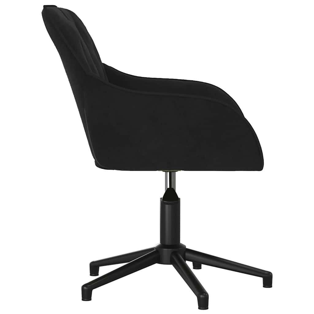 Bürostuhl Drehbar Blau Samt
