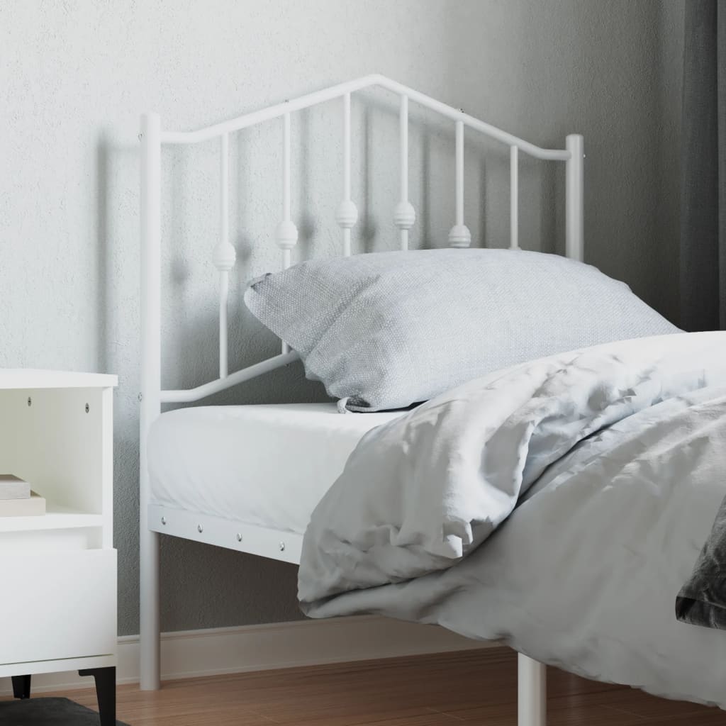 Ersatz-Kopfteil Metall Schwarz 90 cm