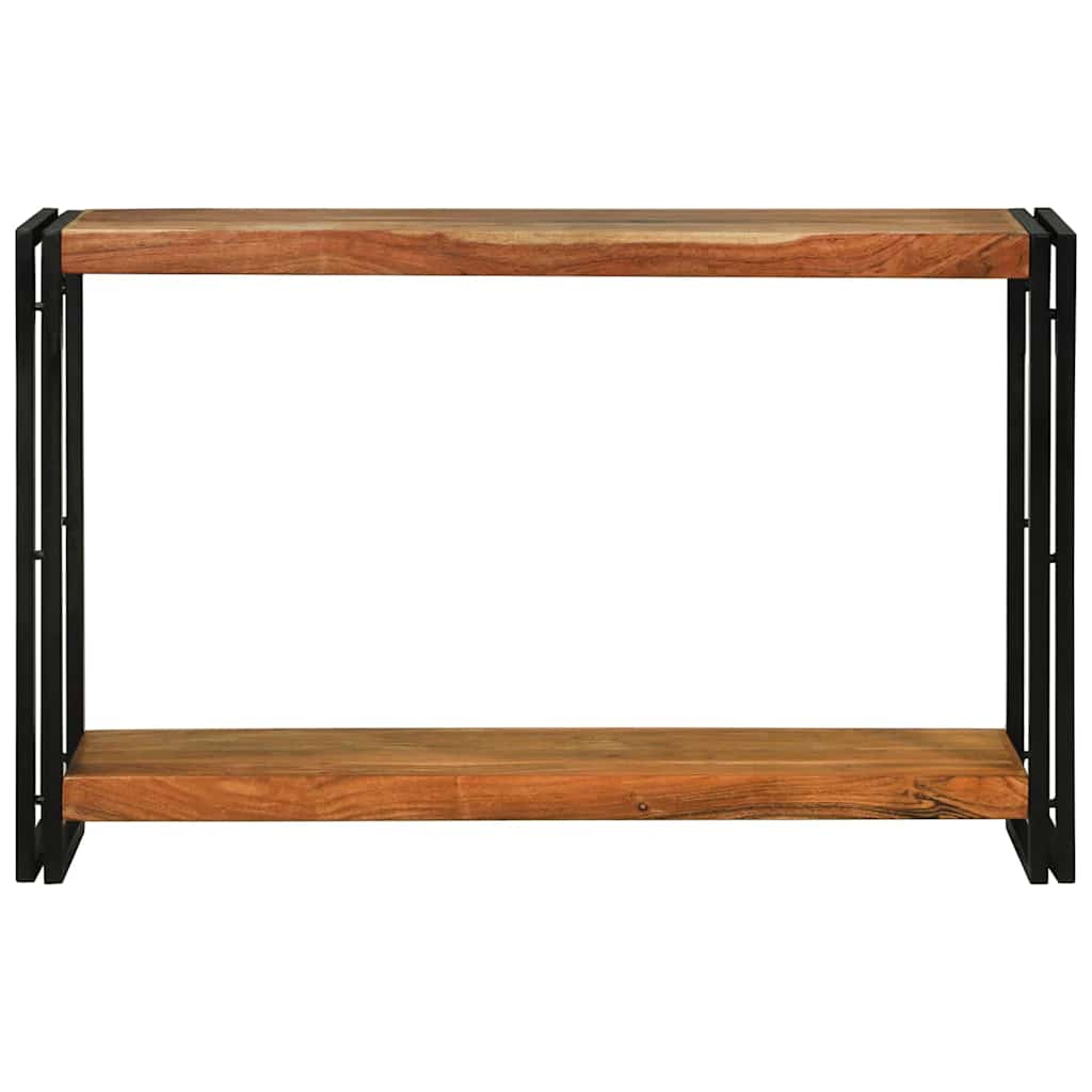 Konsolentisch Braun 120 x 33 x 75 cm Massivholz Akazie