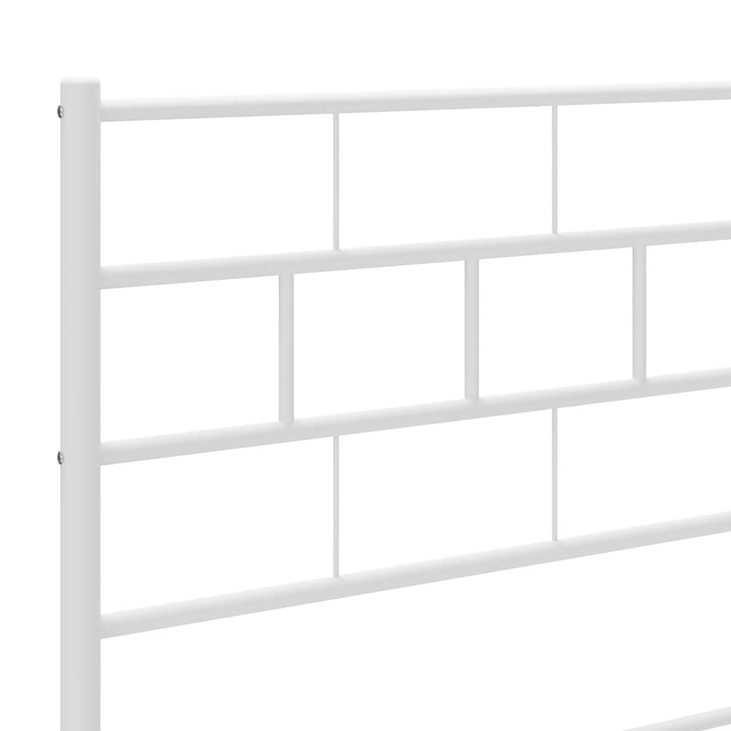 Ersatz-Kopfteil Metall Schwarz 100 cm