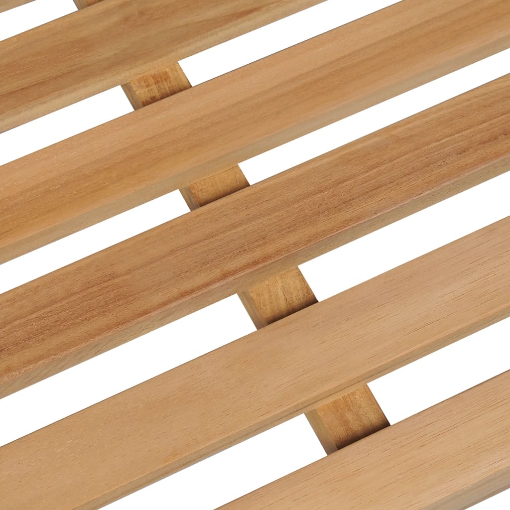 Gartenbank 114 cm Massivholz Teak