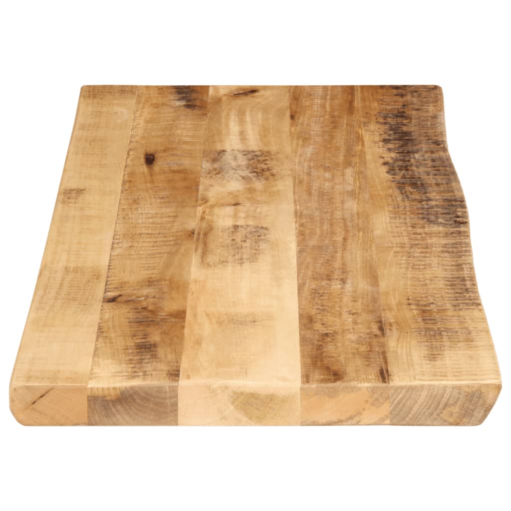 Tischplatte 40x40x2,5 cm Rechteckig Massivholz Akazie Baumkante