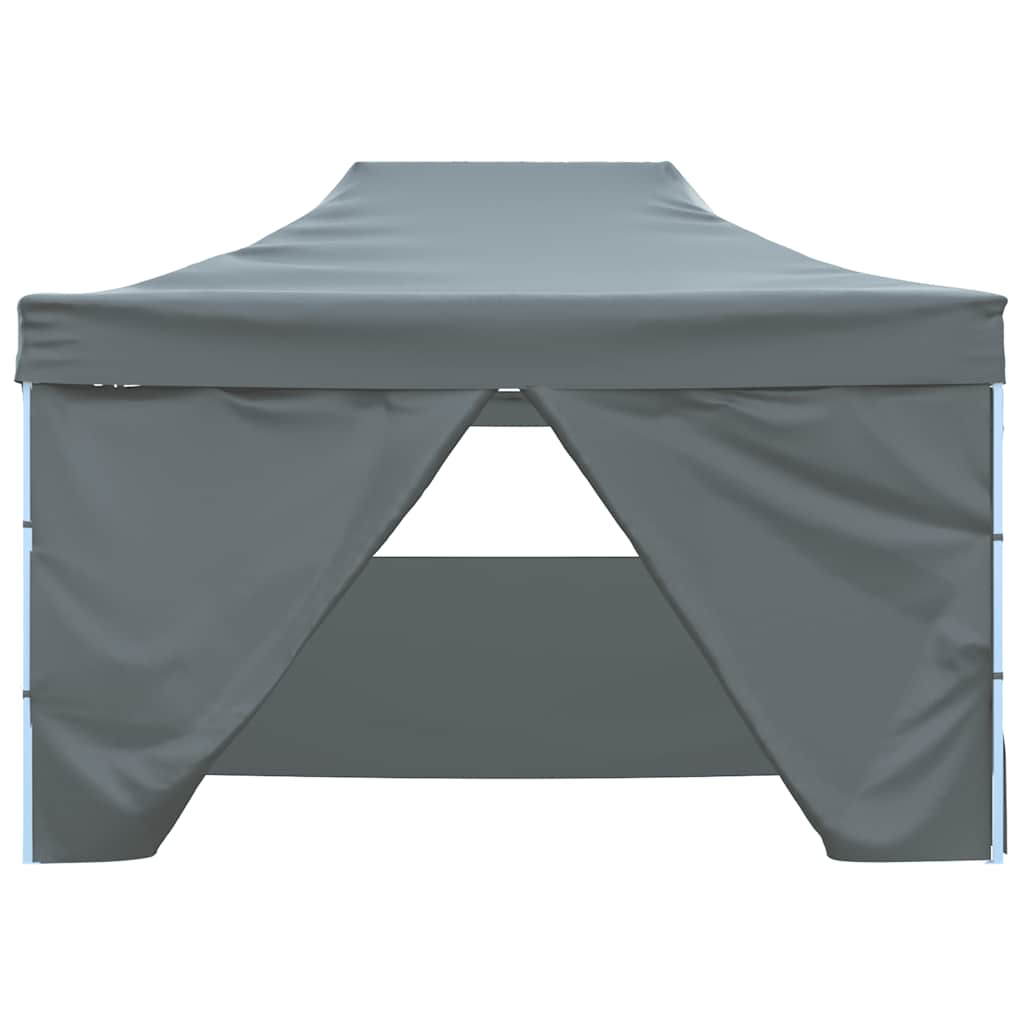 Faltzelt Pop-Up mit 4 Seitenteilen 3x4,5 m Blau