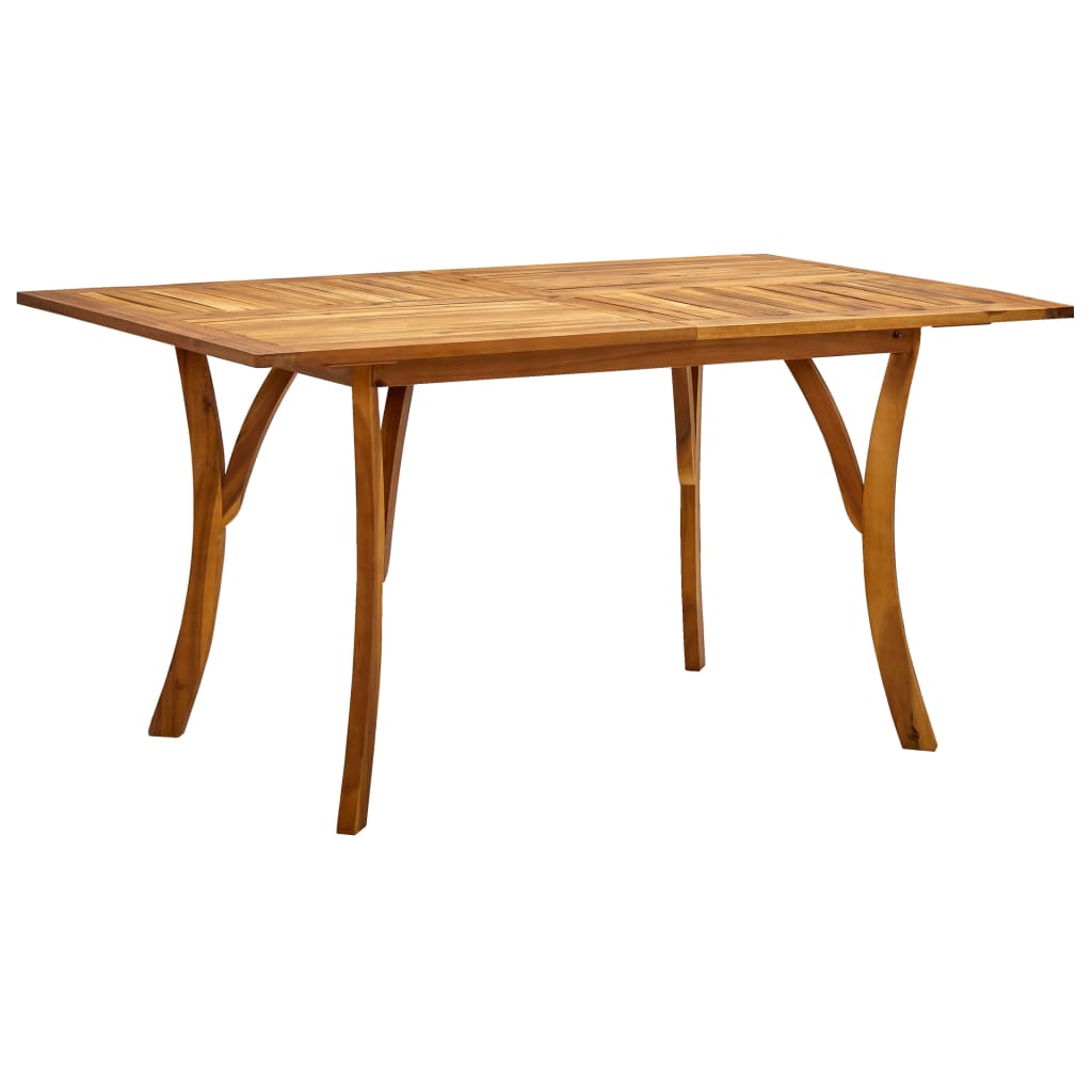 Gartentisch 120x120x75 cm Akazie Massivholz