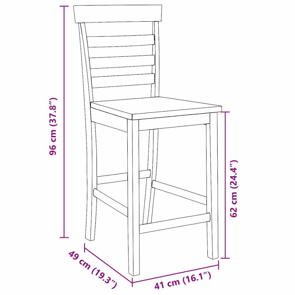 Barhocker 2 Stk. Weiß Stoff