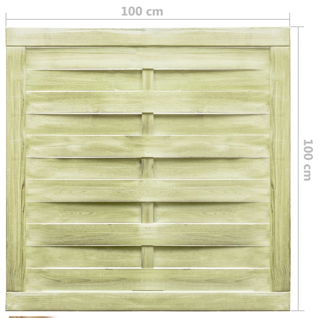 Gartentor Imprägniertes Kiefernholz 100x75 cm Grün