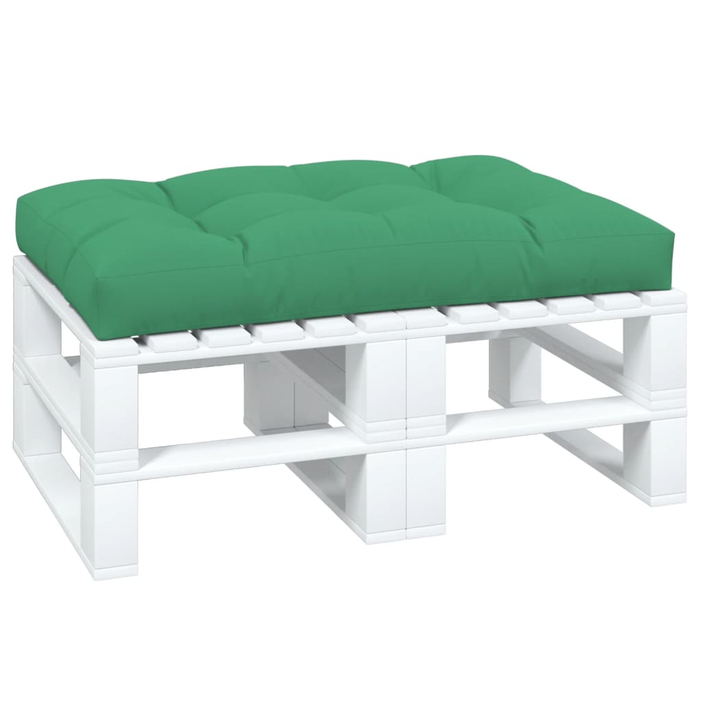 Palettenkissen 50x50x12 cm Grau Stoff