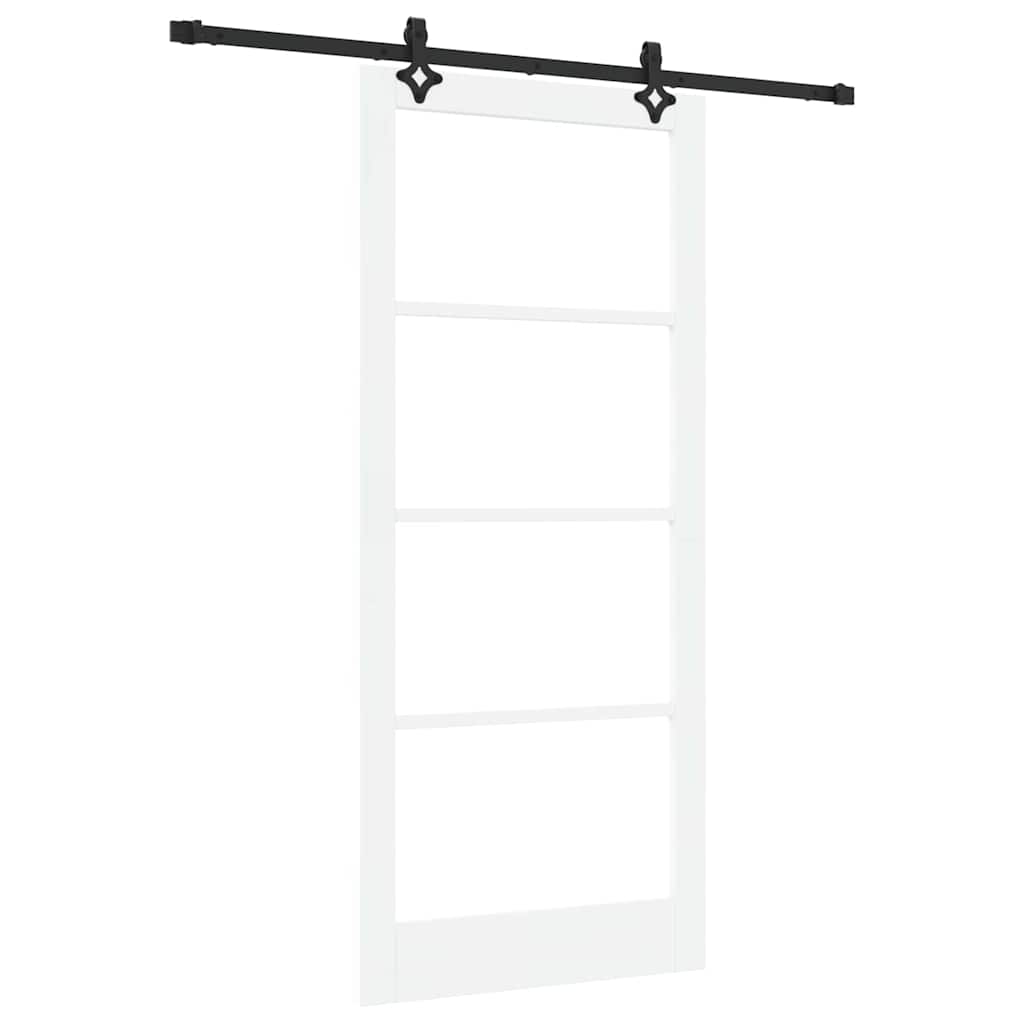Schiebetür ORKDAL Natürlich und Schwarz 61 x 198,5 cm