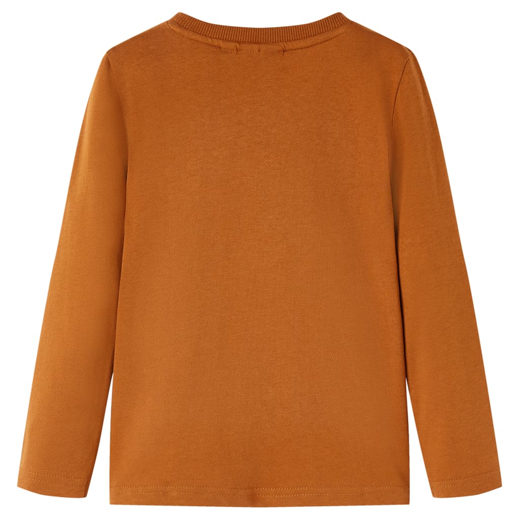 Kinder-Langarmshirt Dunkelgrün 92