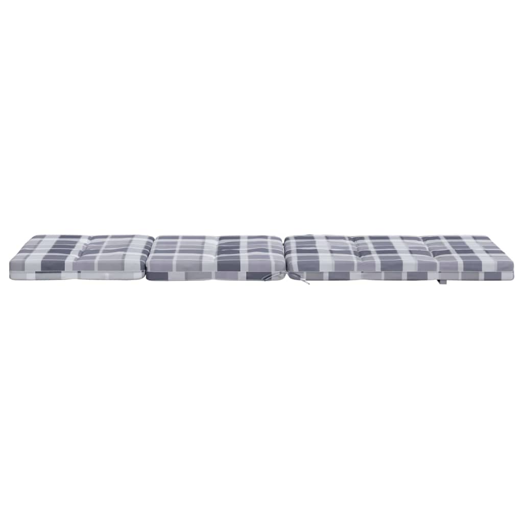 Liegestuhl-Auflagen 2 Stk. Creme Oxford-Gewebe