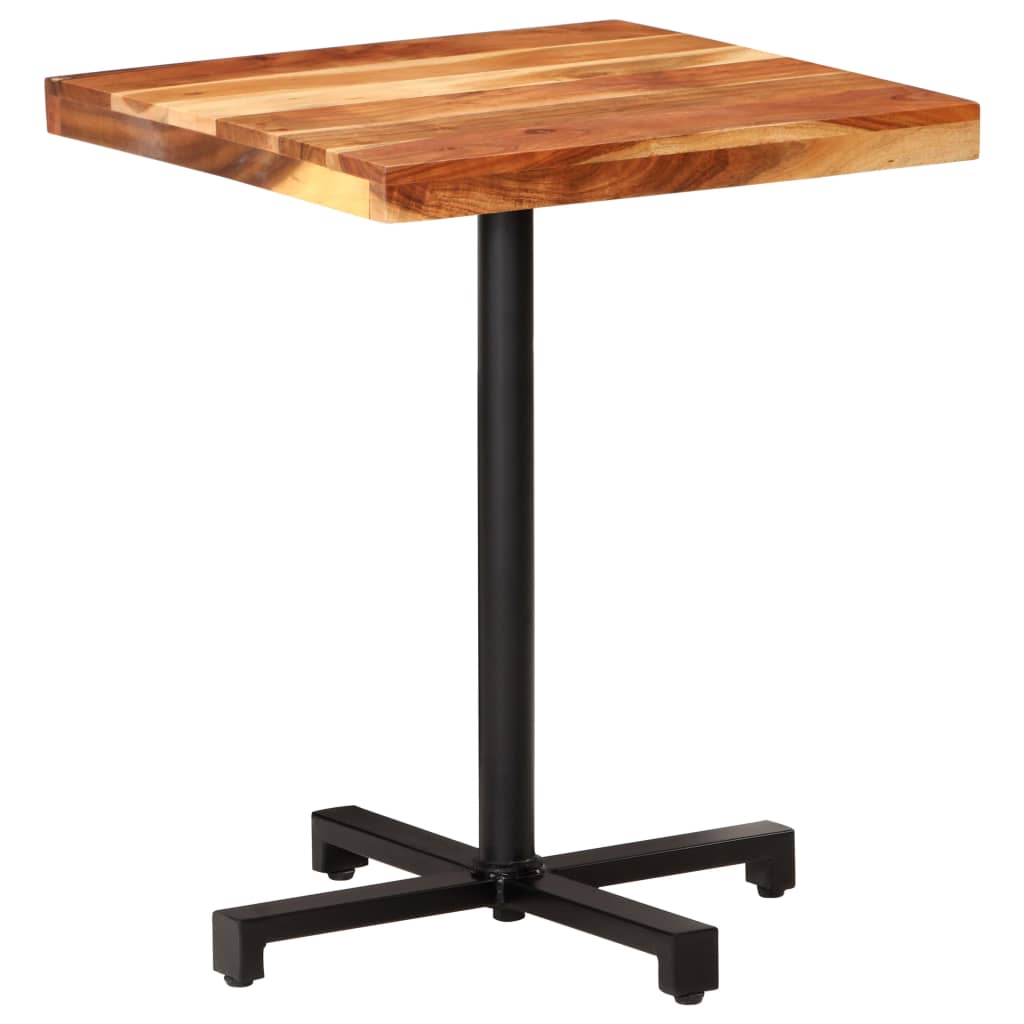 Bistrotisch Rund Ø60x75 cm Raues Mangoholz