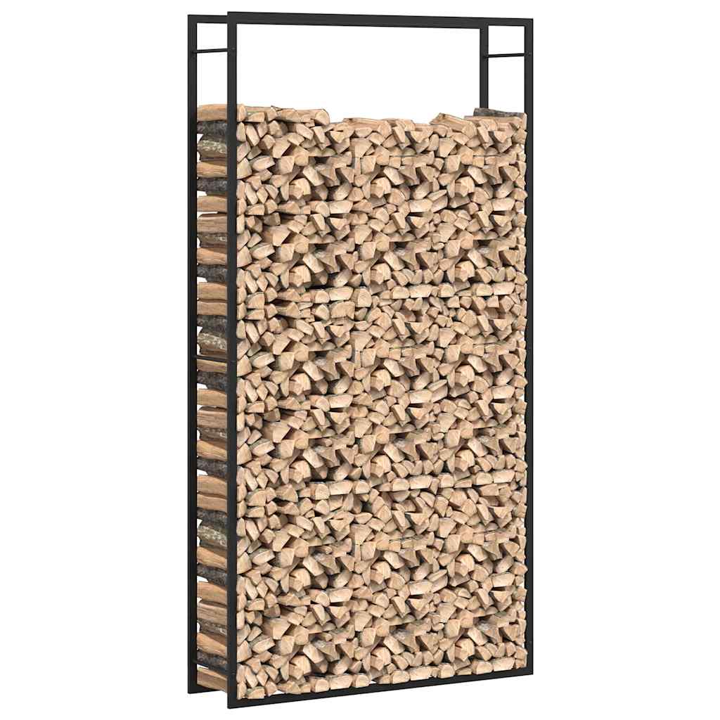 Brennholzregal 50x28x94 cm Edelstahl