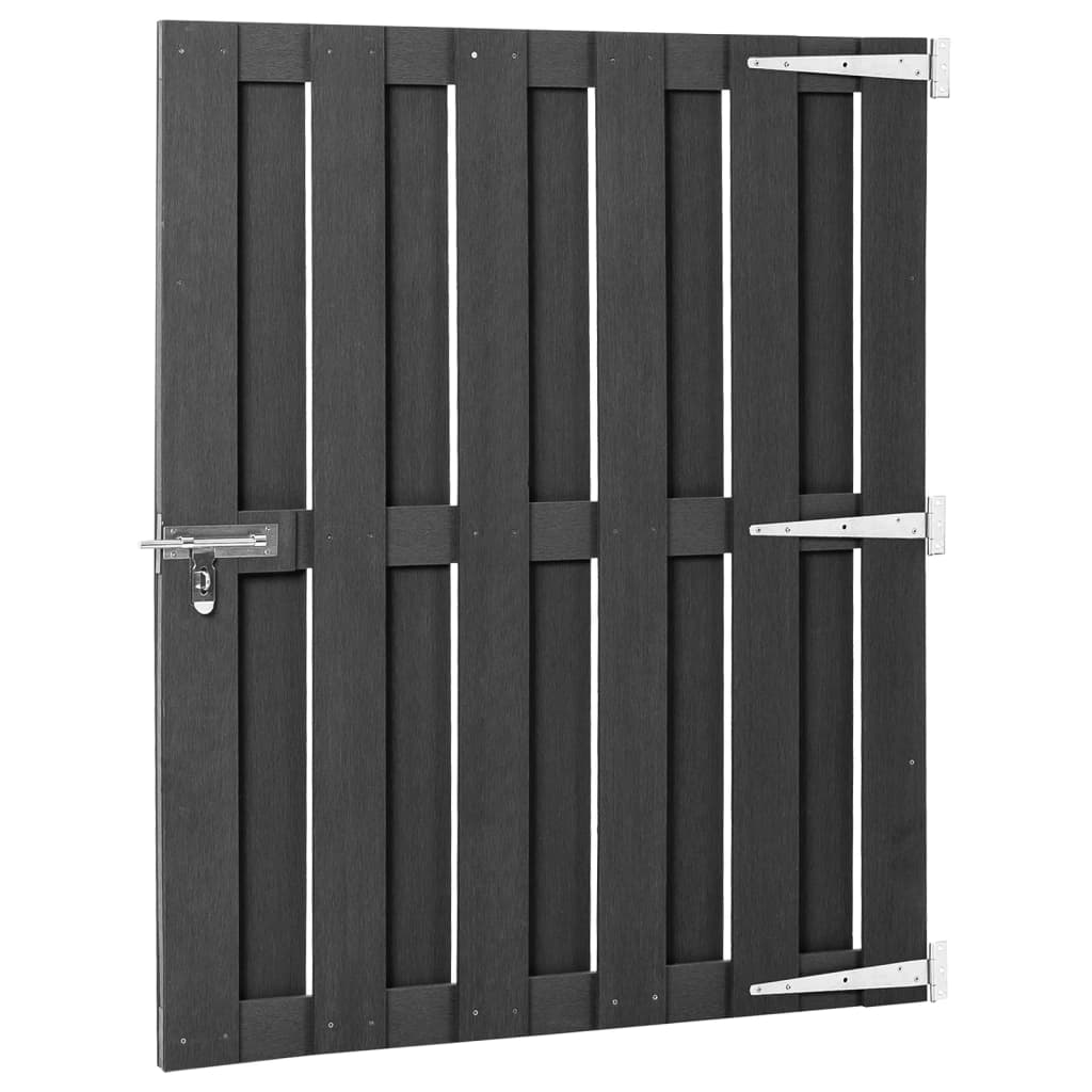 Gartentor WPC 100x112 cm Grau