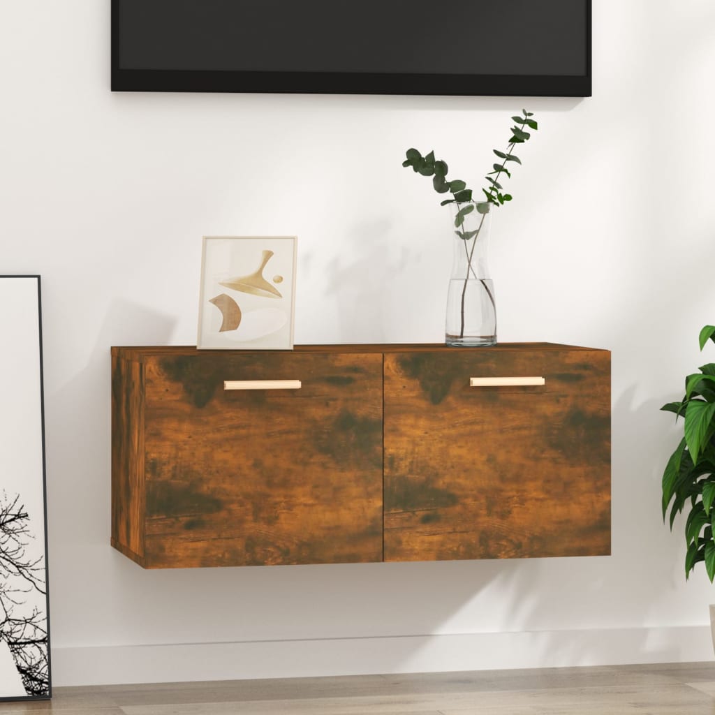 Wandschrank Weiß 80x35x36,5 cm Holzwerkstoff