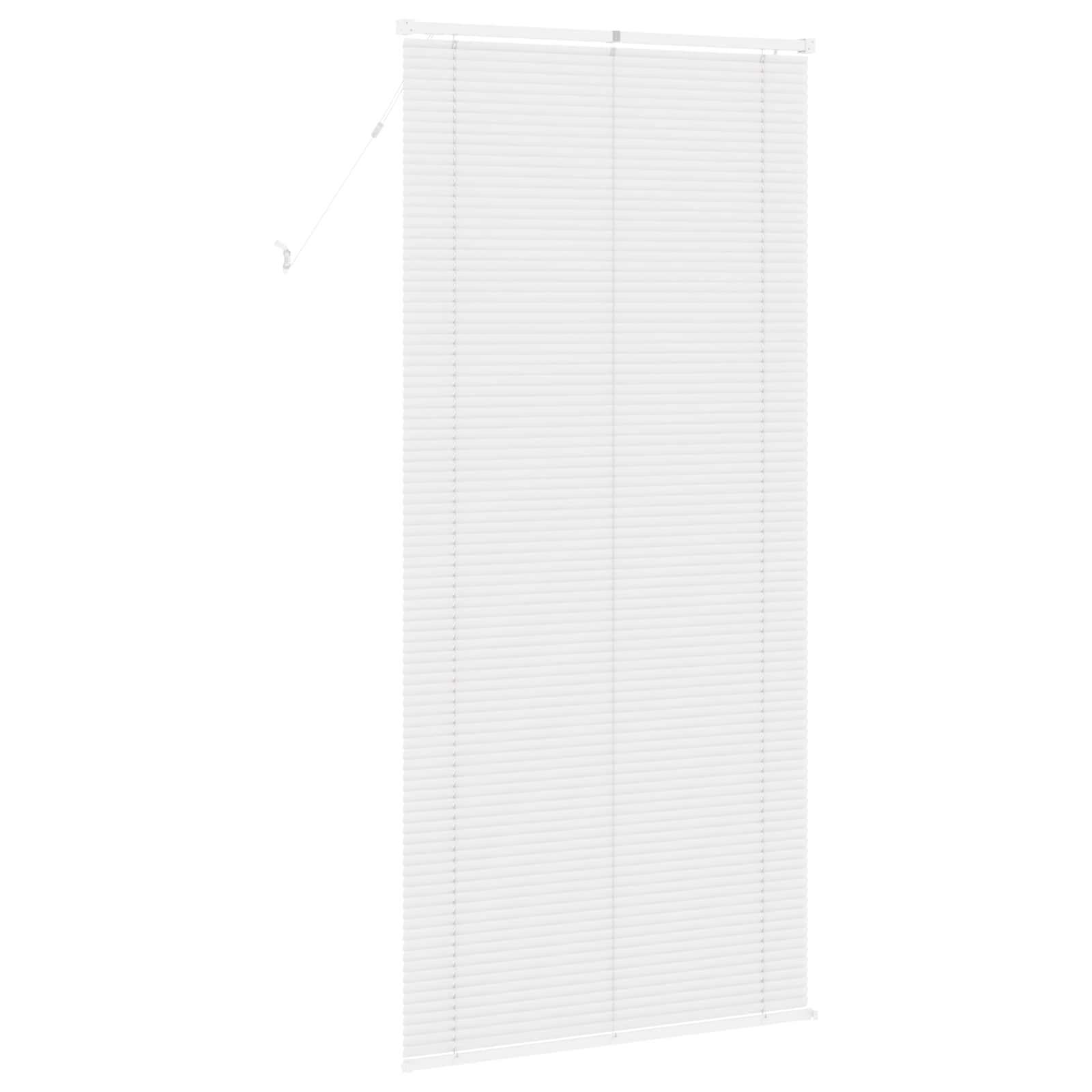 Jalousie Silber Grau 150 x 40 cm 25 mm PVC