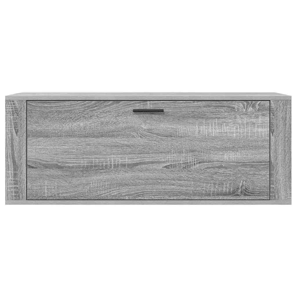 Wand-Schuhschrank Weiß 100x35x38 cm Holzwerkstoff