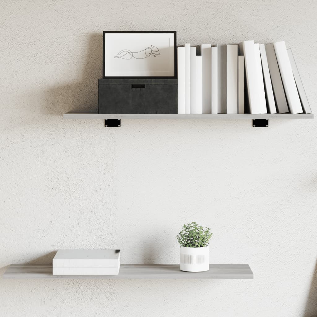 Bücherregal-Bretter 4 Stk. Weiß 40x10x1,5 cm Holzwerkstoff