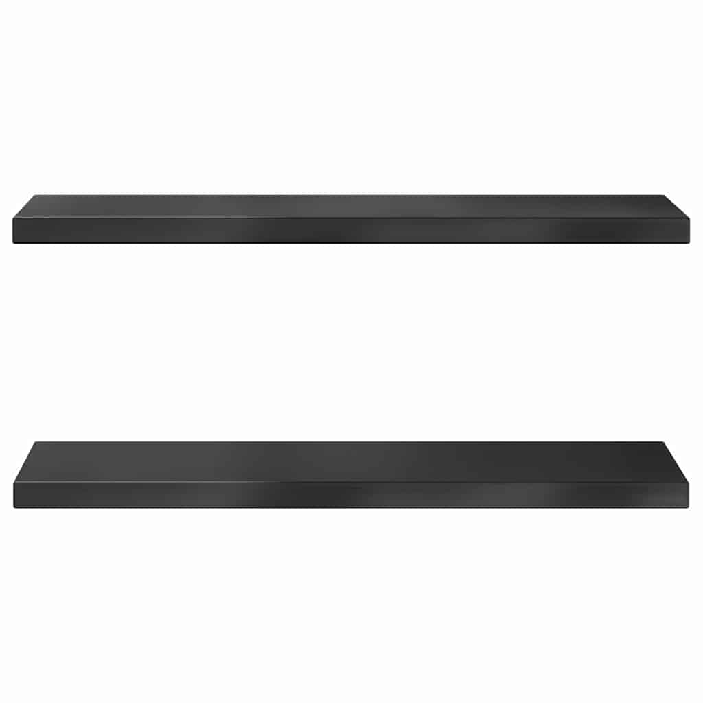 Wandregale 2 Stk. 100x40 cm Silbern Edelstahl