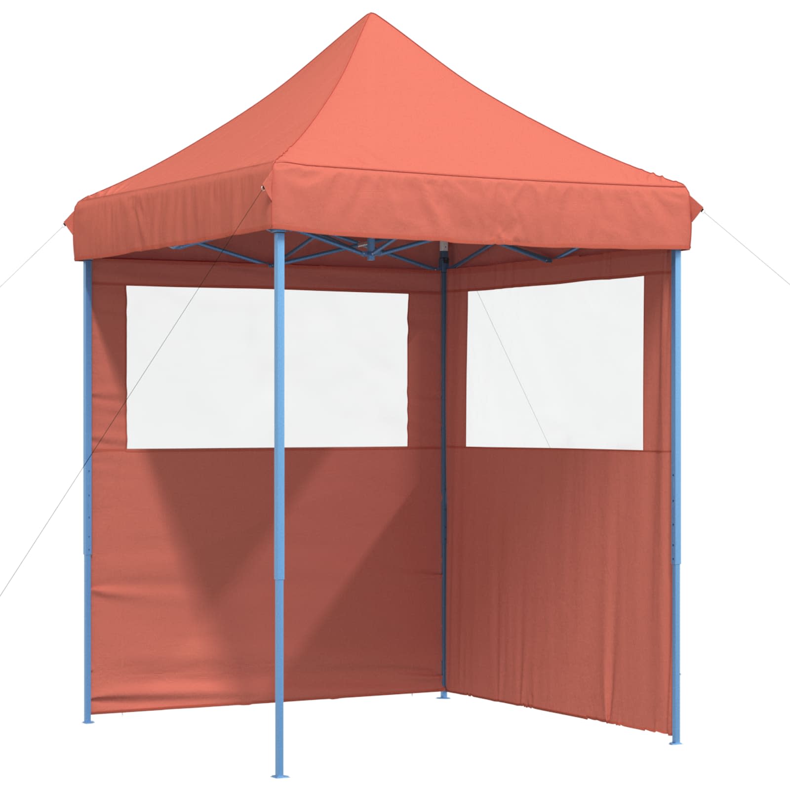 Partyzelt Faltbar Pop-Up Schwarz 200x200x306 cm