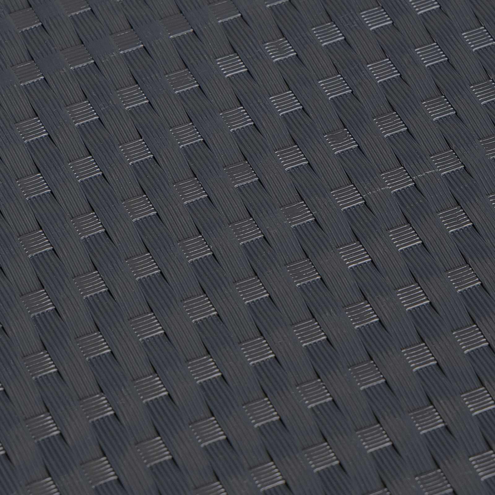 Balkon-Sichtschutz Anthrazit 300x90 cm Poly Rattan