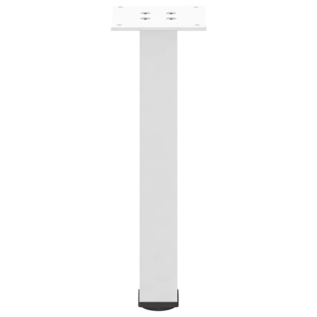 Bartischbeine 4 Stk. Schwarz 100-102 cm Stahl