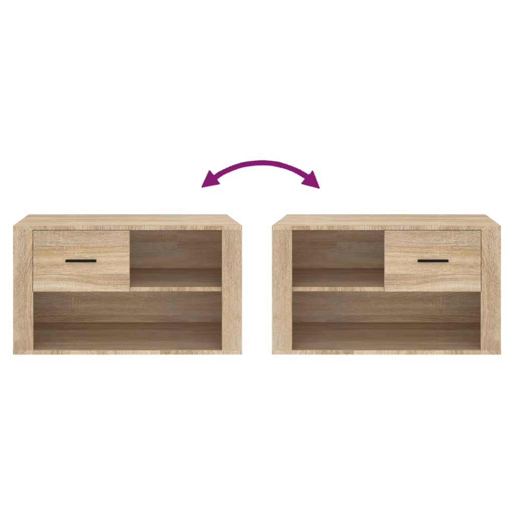 Schuhschrank Weiß 80x35x45 cm Holzwerkstoff