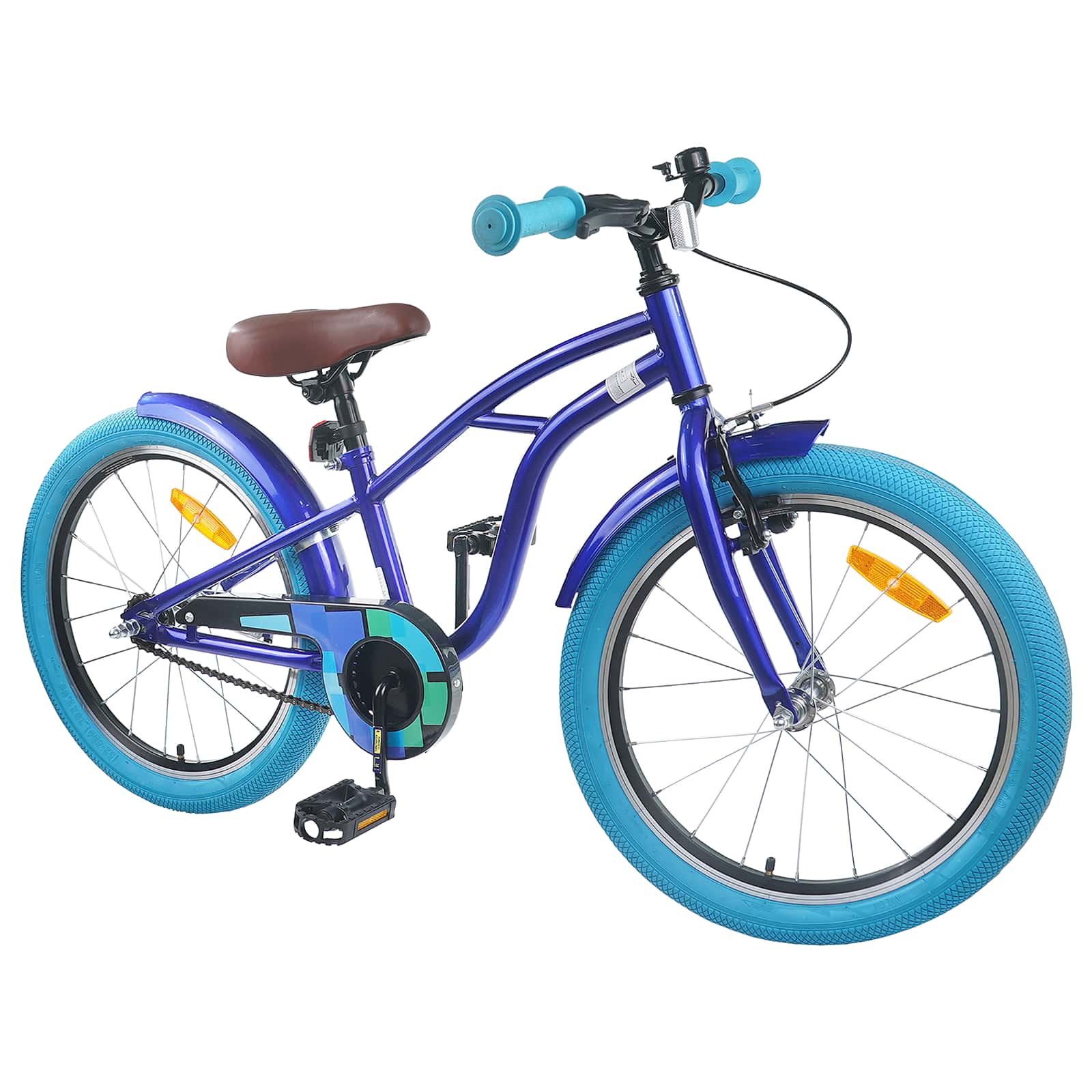 Kinderfahrrad 16 Zoll für 4-6 Jahre alt Schwarz