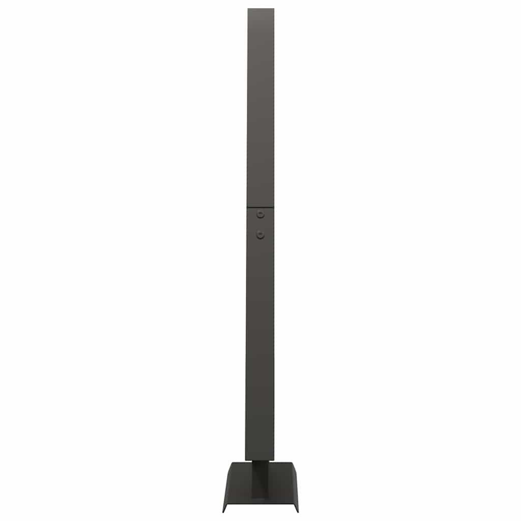 Metall Weihnachtsbaum mit Ständer Schwarz 60 cm Stahl