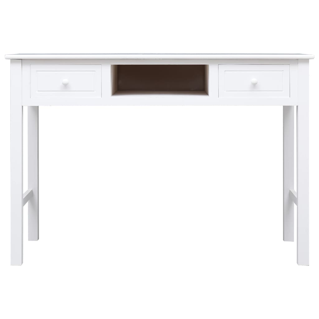 Schreibtisch Grau 110×45×76 cm Holz
