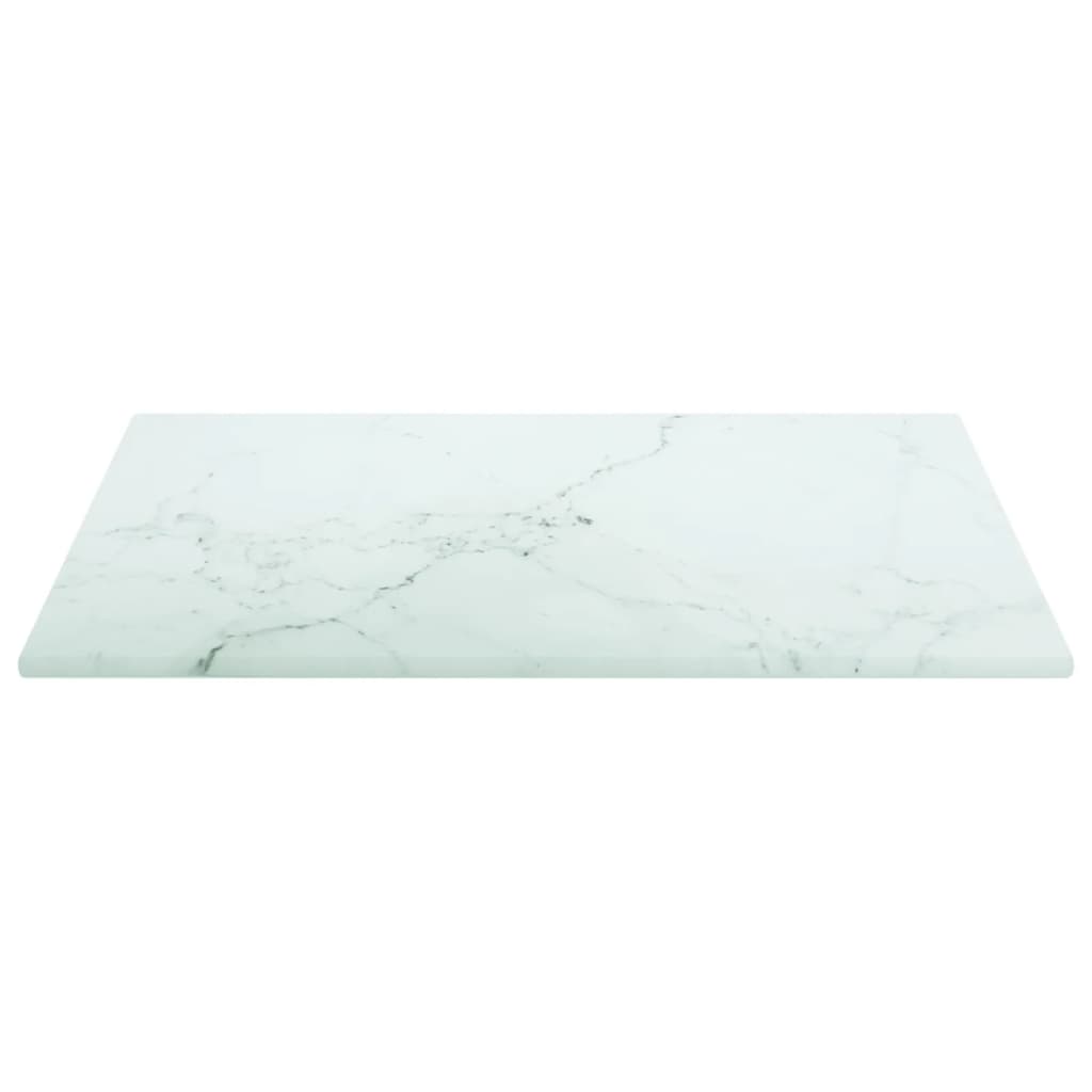 Tischplatte aus gehärtetem Glas quadratisch 700x700 mm
