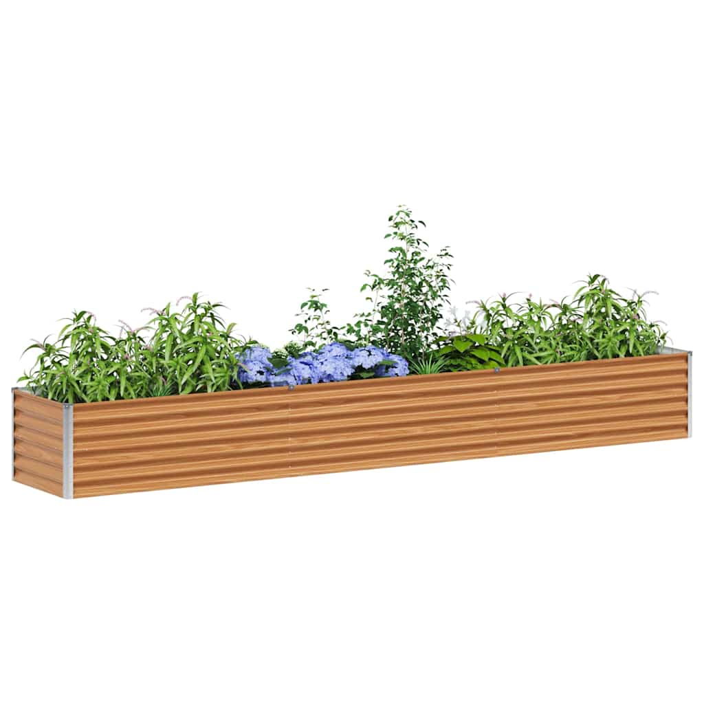 Garten-Hochbeet 100 x 50 x 36 cm Cortenstahl