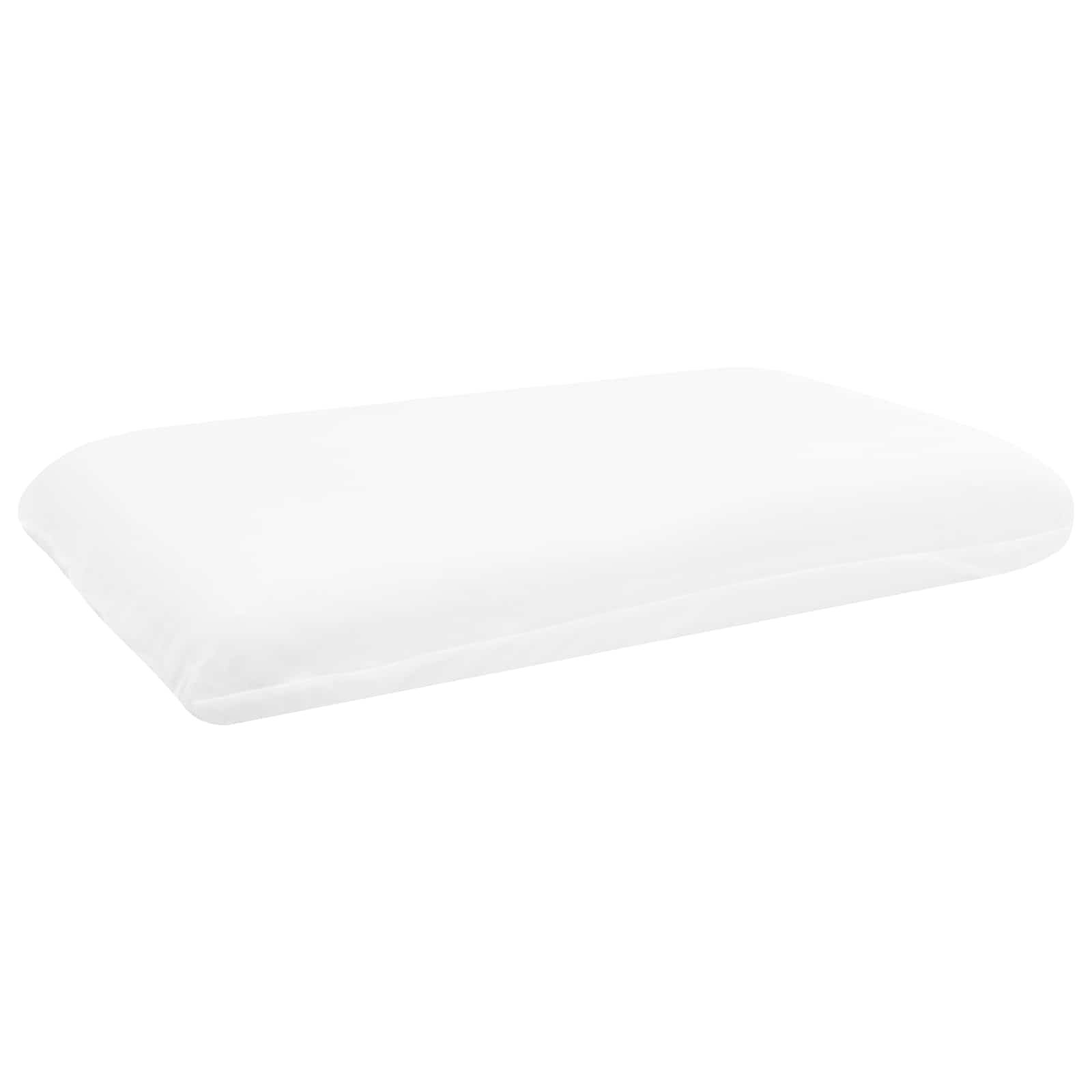 Schlafkissen Uni Weiß 70 x 36 x 6,5 cm Viscoschaum