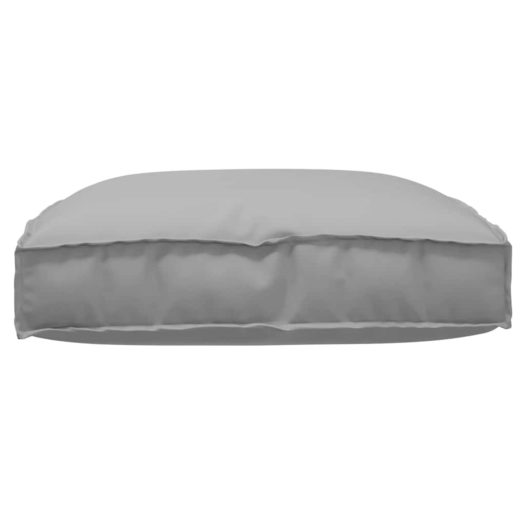 Kissen Anthrazit 80 x 80 x 12 cm Oxford-Stoff